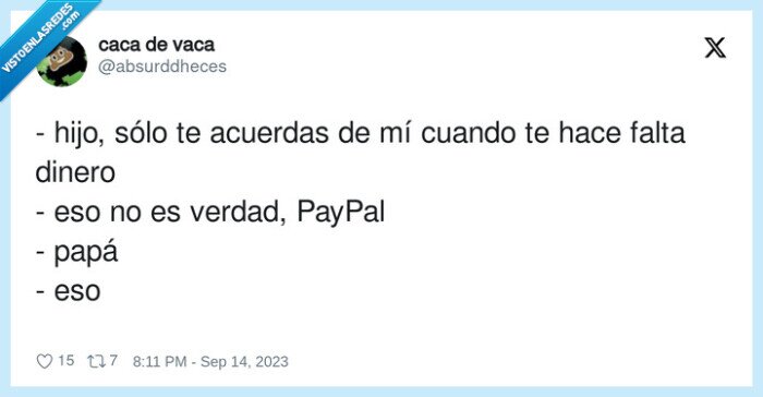 padre,papa,dinero,paypal,hijo