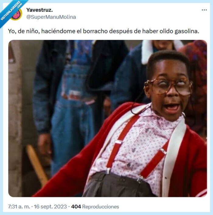 borracho,oler,gasolina,steve urkel