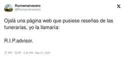 Enlace a R.I.P. advisor, lo compro, por @Runnercervecero