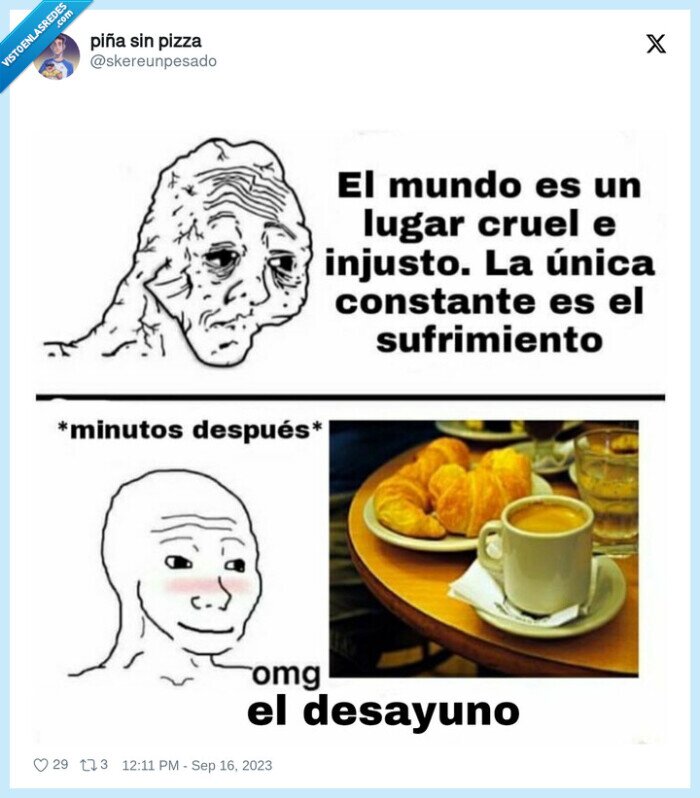 desayuno,alegría,injusto