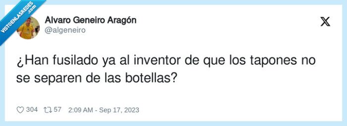 fusilado,inventor,botellas,tapones,separarse