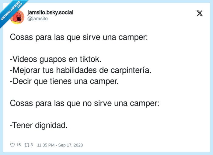 carpintería,habilidades,dignidad,camper