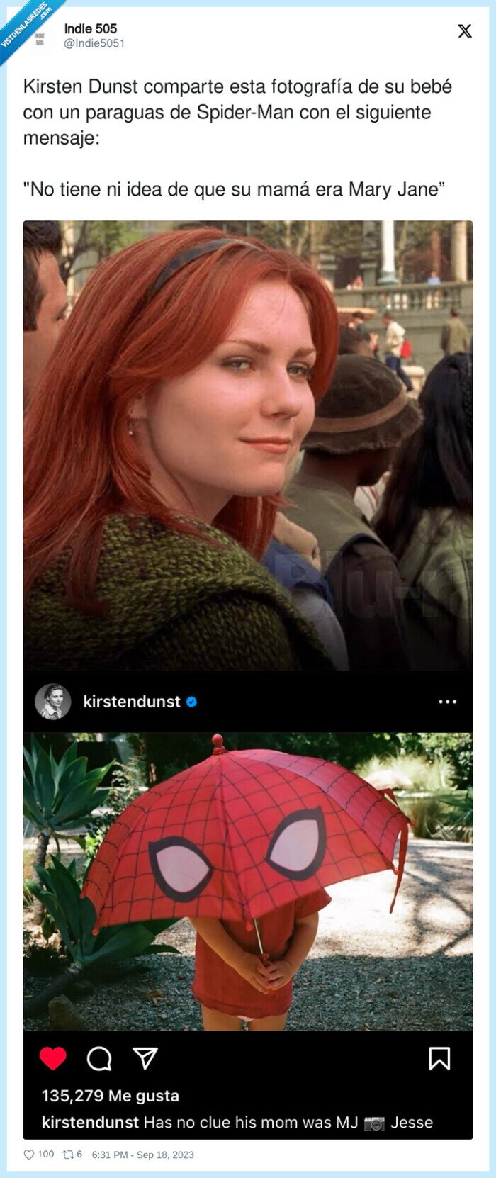 fotografía,spiderman,paraguas,comparte,kirsten dunst