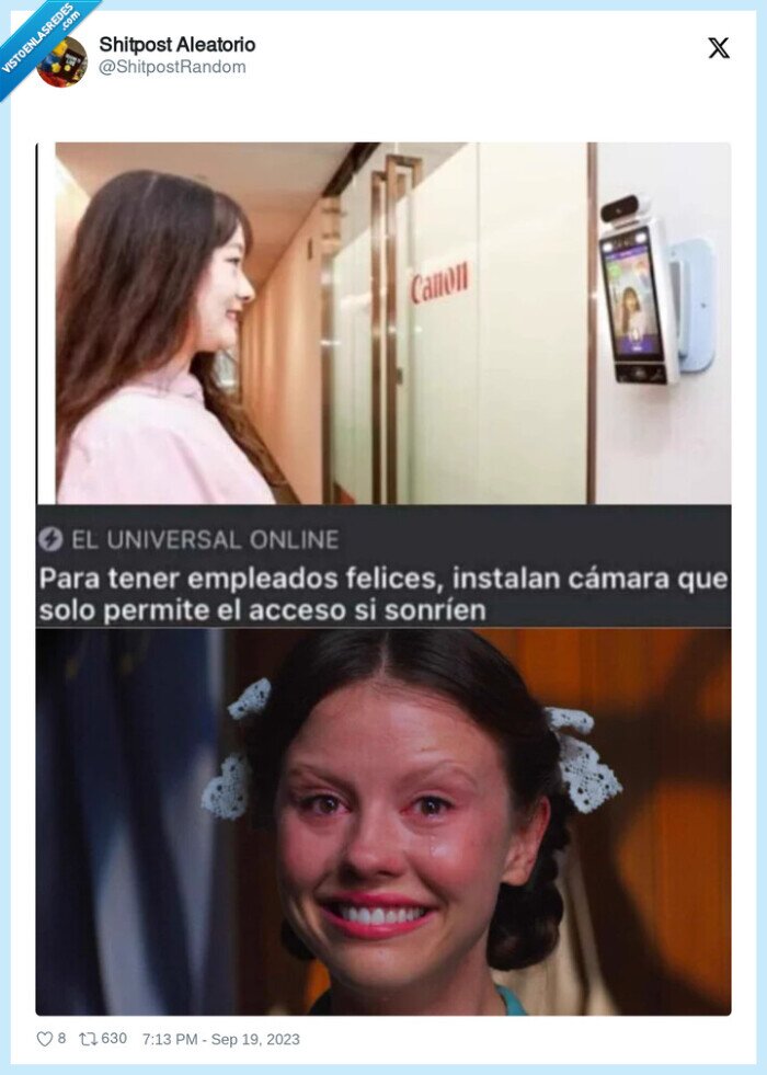 cámara,sonreir,llorar,acceso