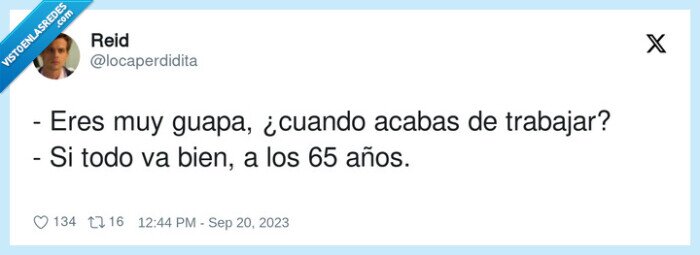 trabajar,guapa,acabar,jubilación