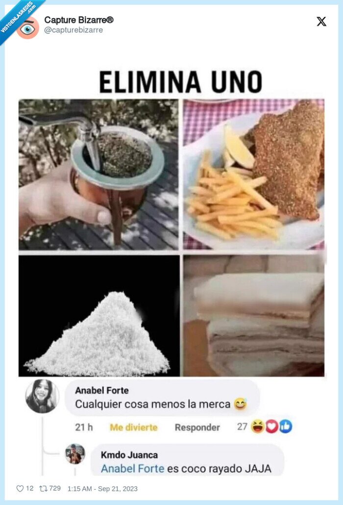 coco rayado,merca,coca,alimentos