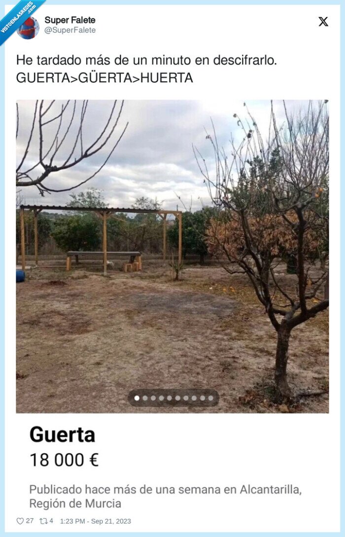 guerta,huerta,descifrarlo,venta