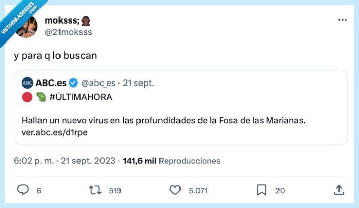 buscar,virus,fosas marianas