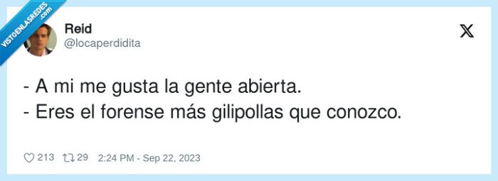 abierta,forense,conocer,gustar,gente