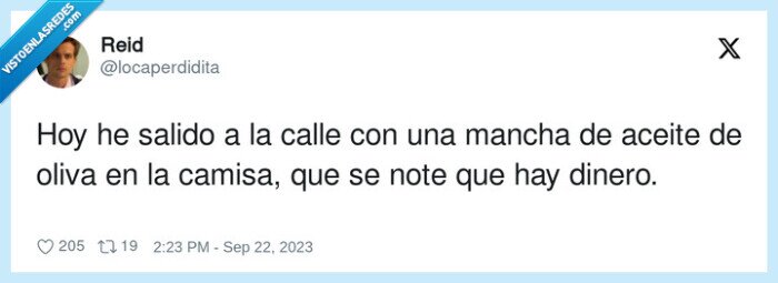 camisa,mancha,aceite,dinero,calle