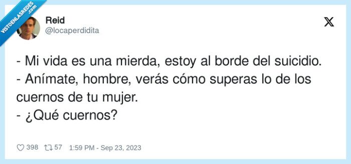 anímate,cuernos,superar,hombre