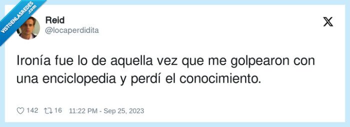 conocimiento,enciclopedia,golpear,iron&iacute;a,perder