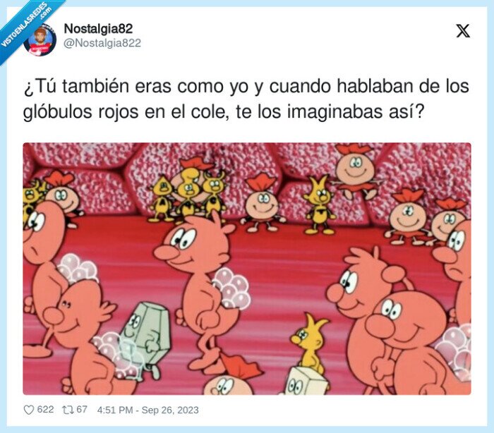 glóbulos rojos,colegio,erase una vez el cuerpo humano