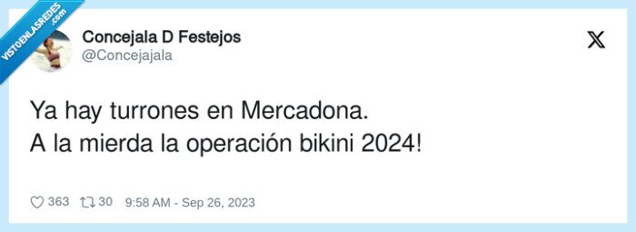 operación bikini,mercadona,turrones,2024