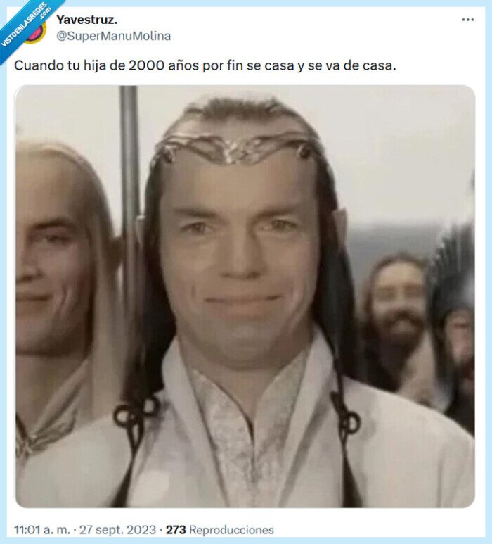 sonrisa,felicidad,el señor de los anillos,elfos,hija,casar