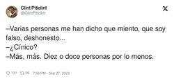 Enlace a ¿Cínico o diez?, por @ClintPiticlint