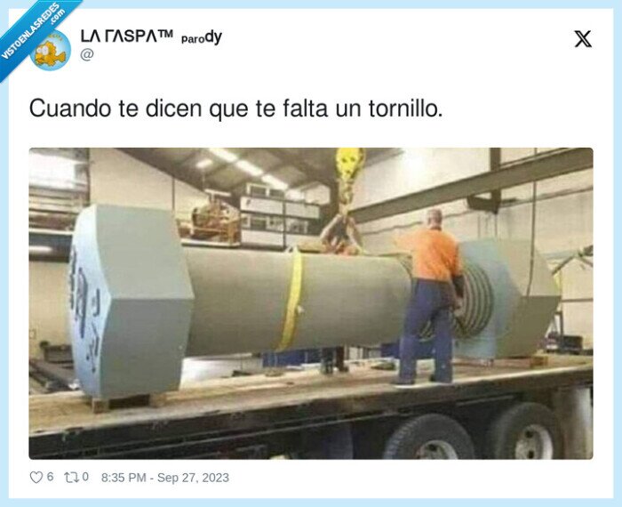 tornillo,faltar
