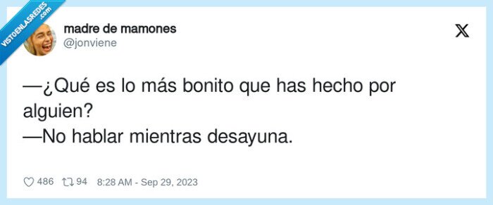 desayunar,bonito,hablar