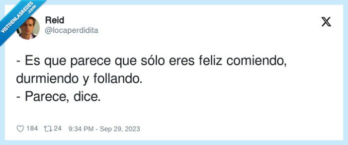 comiendo,durmiendo,feliz
