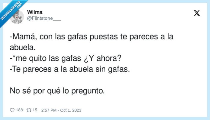 preguntar,parecer,gafas,abuela,mamá