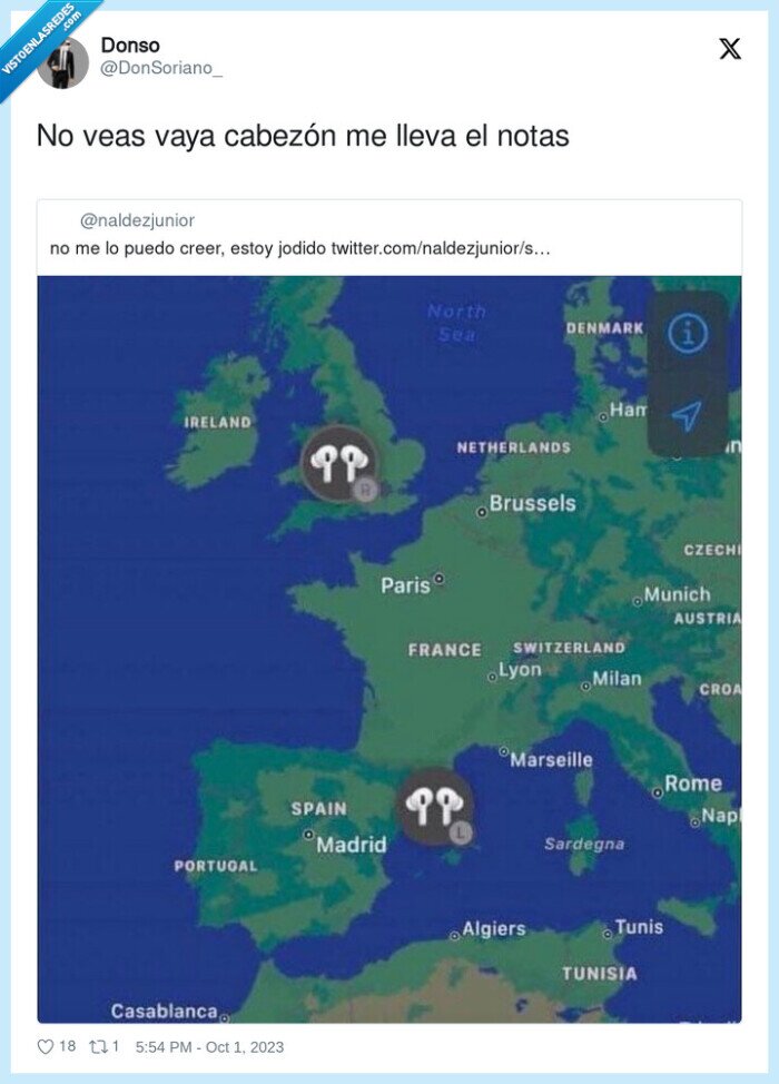 airpods,cabeza,mapa,europa