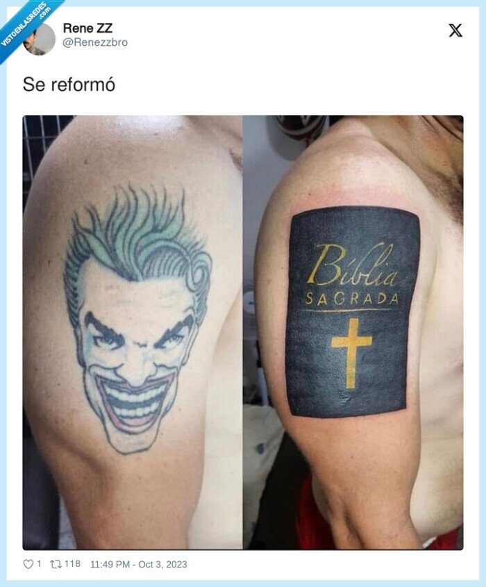 tatuaje,tapar,joker,biblia sagrada