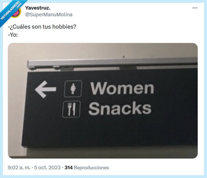 hobbies,women,snacks