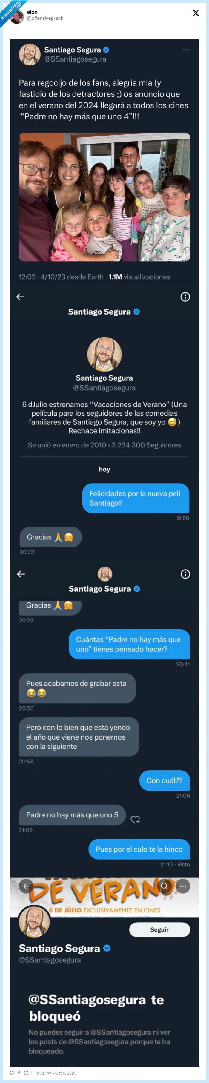 santiago segura,troleo,padre no hay más que uno