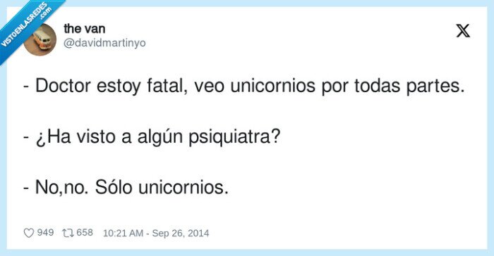 psiquiatra,unicornios,doctor,fatal