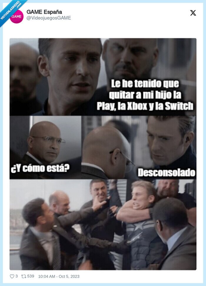 desconsolado,quitar,hijo,consolas