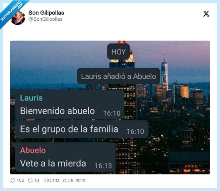 abuelos,insulto,grupo,whatsapp,familia