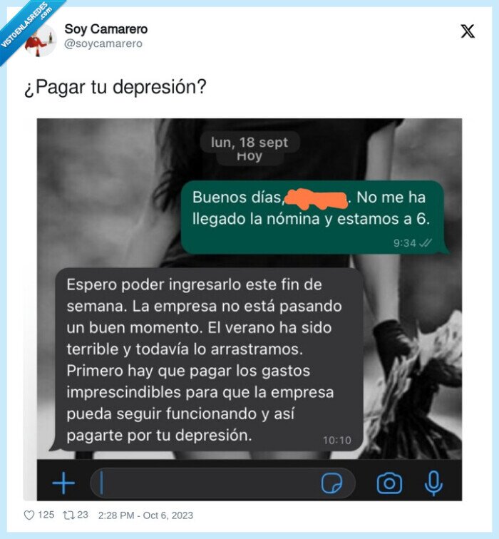 depresión,pagar,cobrar,nomina