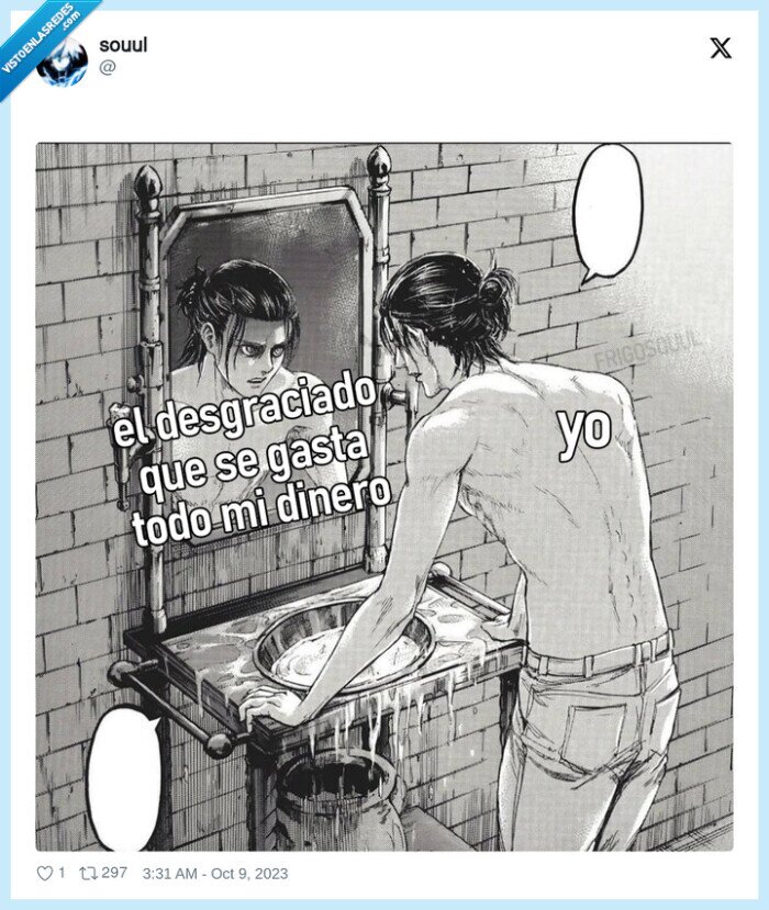 espejo,gastar,dinero,desgraciado