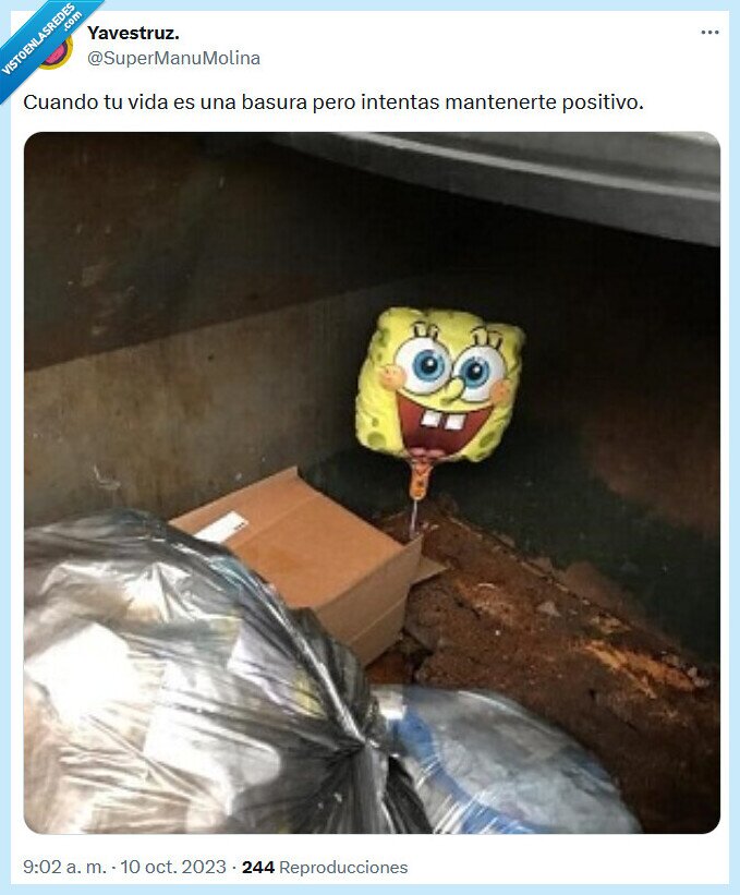 positivo,basura,bob esponja