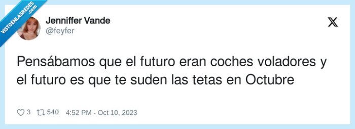 voladores,octubre,futuro,coches,sudar