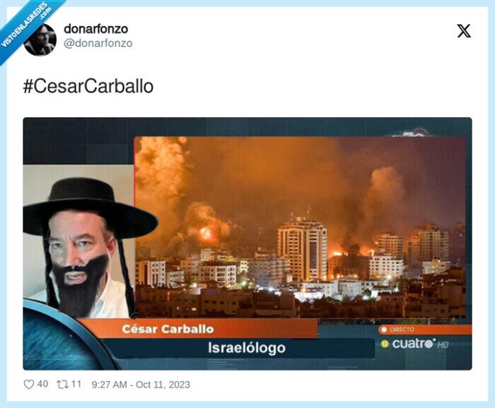 cesar carballo,israel,profesion