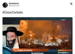 Enlace a Cesar Carballo, israelólogo, por @donarfonzo