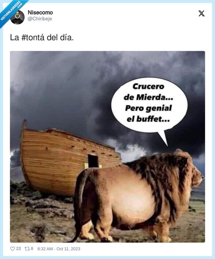 leon,gordo,arca de noe,buffet