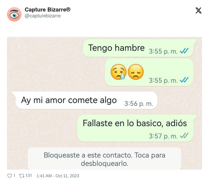 hambre,fallar,comer