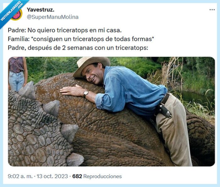 triceratops,padre,casa