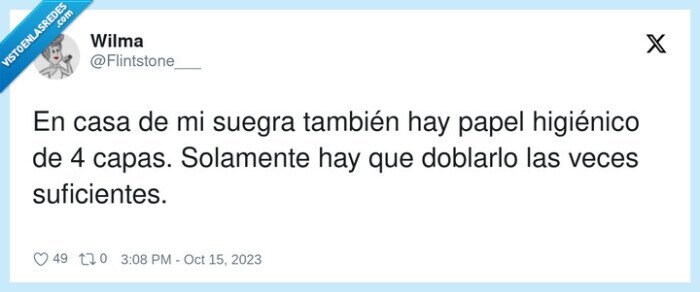 papel higiénico,doblarlo,suegra