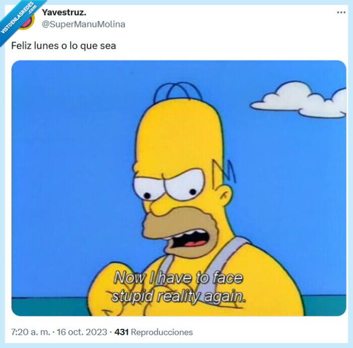 lunes,los simpson,realidad