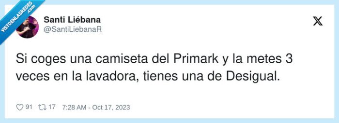 lavadora,camiseta,desigual,primark