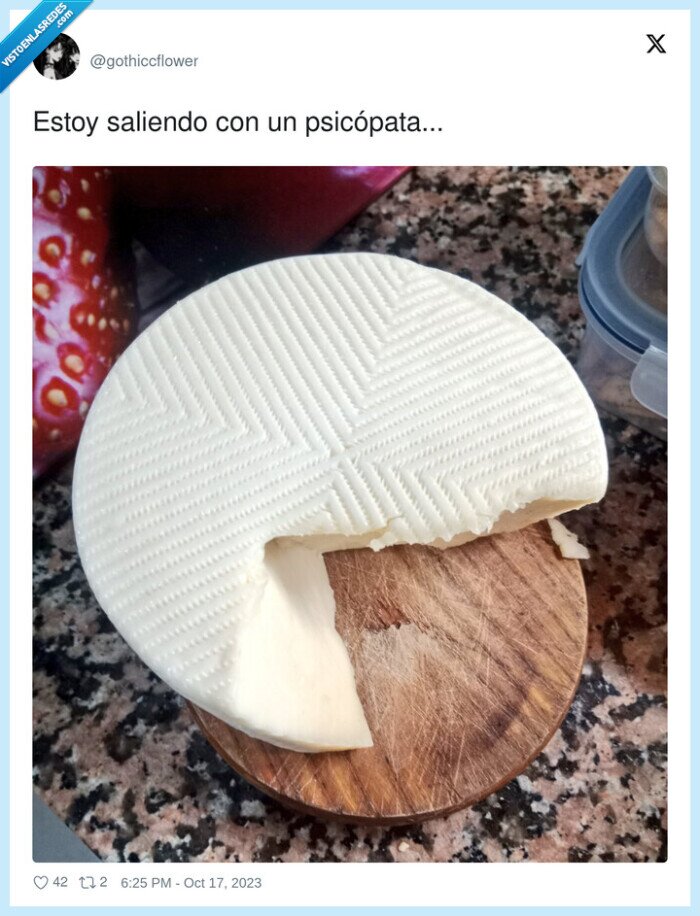 psicópata,queso,partir,mordido