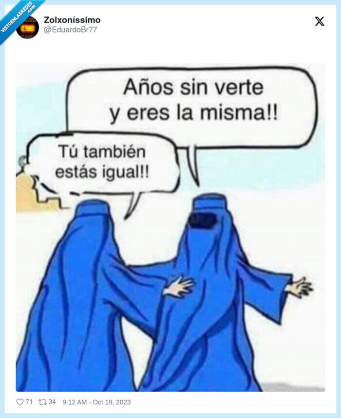 burka,tapadas,saludarse