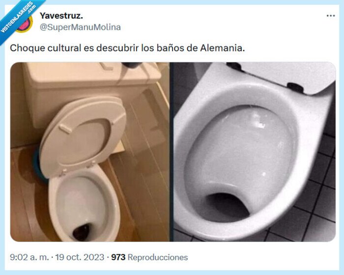 choque cultural,baño,alemania