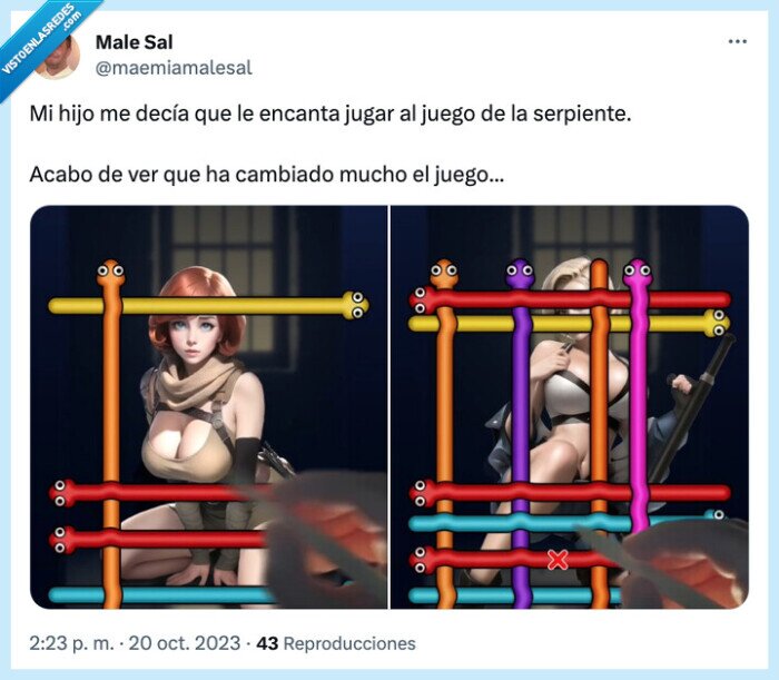 serpiente,cambiado,juego