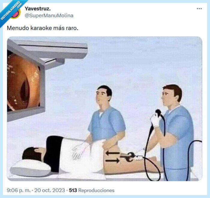 karaoke,raro,colonoscopia