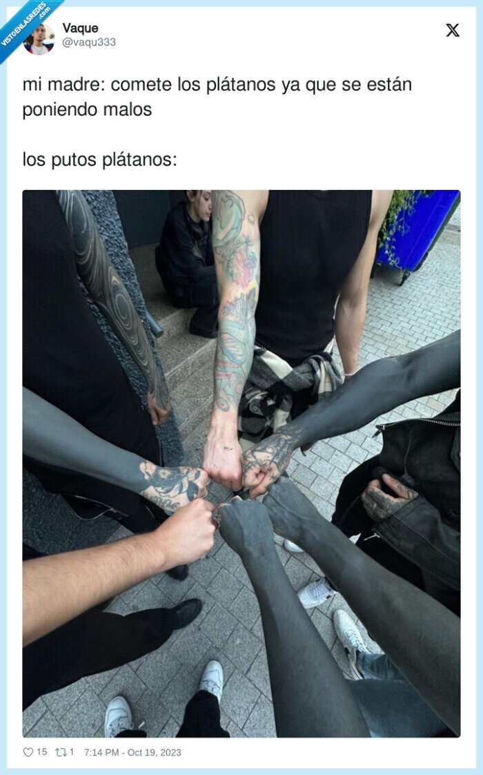 plátanos,tatuaje,blackout