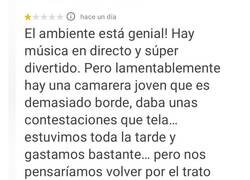 Enlace a Brutal el zasca que se lleva este impresentable que la lió en un bar, por @soycamarero